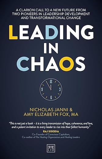 Leading in Chaos book cover by Nicholas Janni and Amy Elizabeth Fox